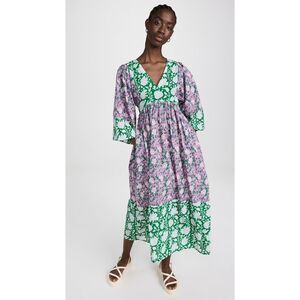 NWT Mille Adele Dress, Purple Rose Patchwork, Size XS